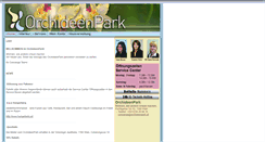 Desktop Screenshot of intern.orchideenpark.at